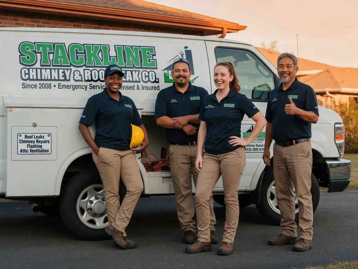 Chimney flashing repair company in Flower Mound, TX